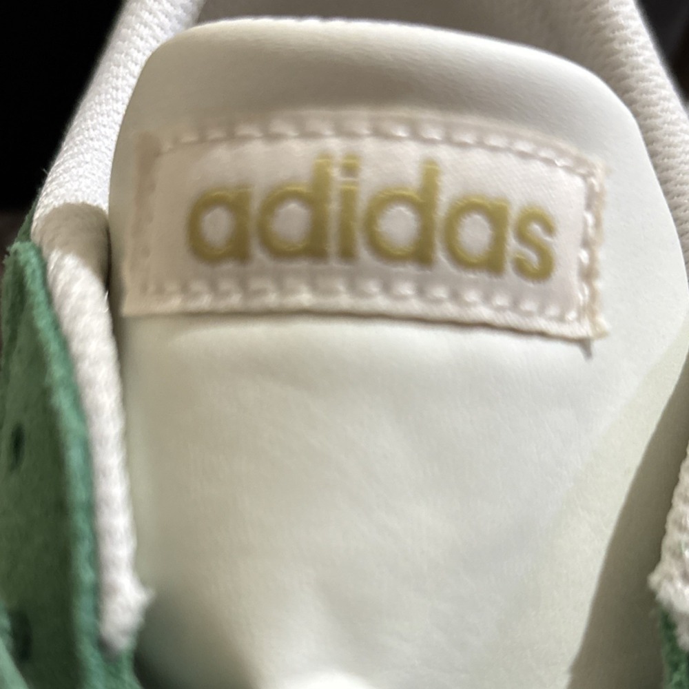 Adidas VL Court 2.0 Unisex M8/W9.5 Green NEW JH5077 Suede Gum Sole Sneakers - Picture 9 of 14